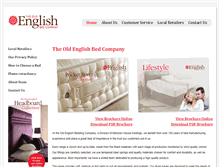 Tablet Screenshot of oldenglishbeddingcompany.co.uk